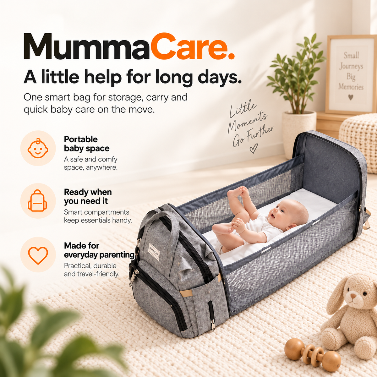 MummaCare 3-in-1 Maternity Backpack