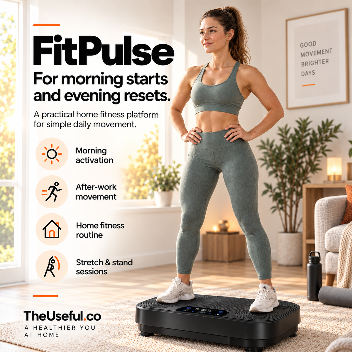 FitPulse Vibration Plate