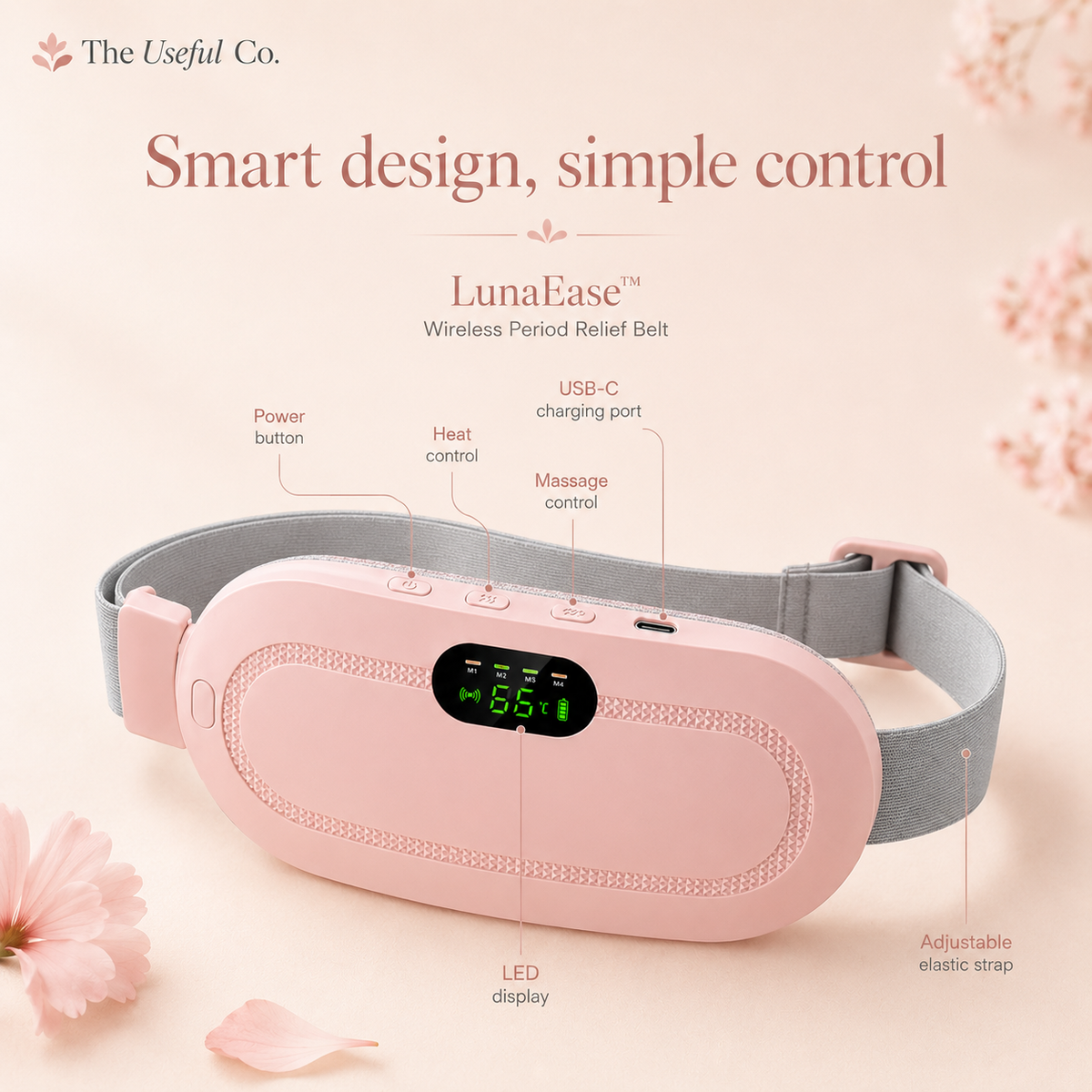 LunaEase Wireless Period Relief Belt