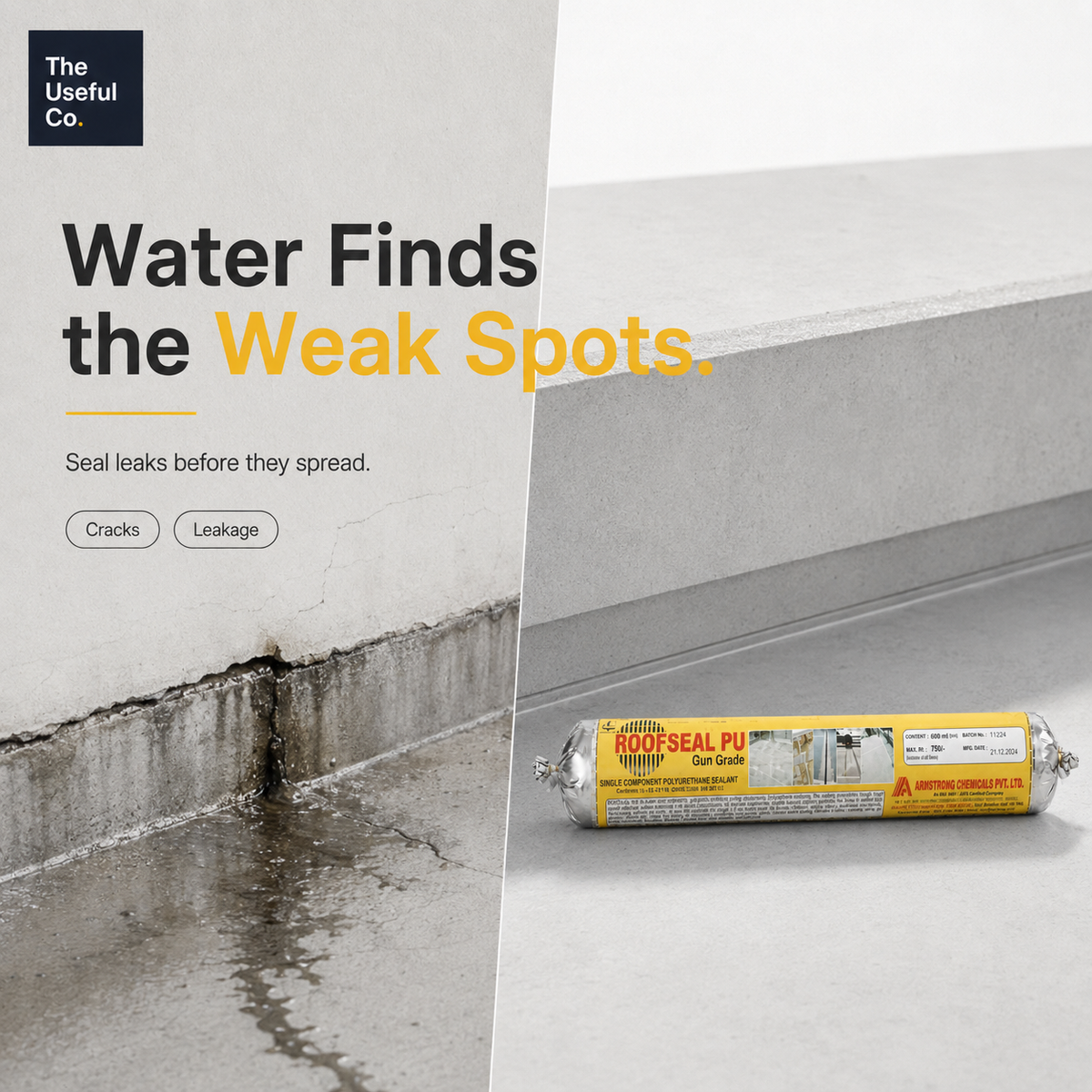 RoofSeal PU Gun Grade Polyurethane Sealant