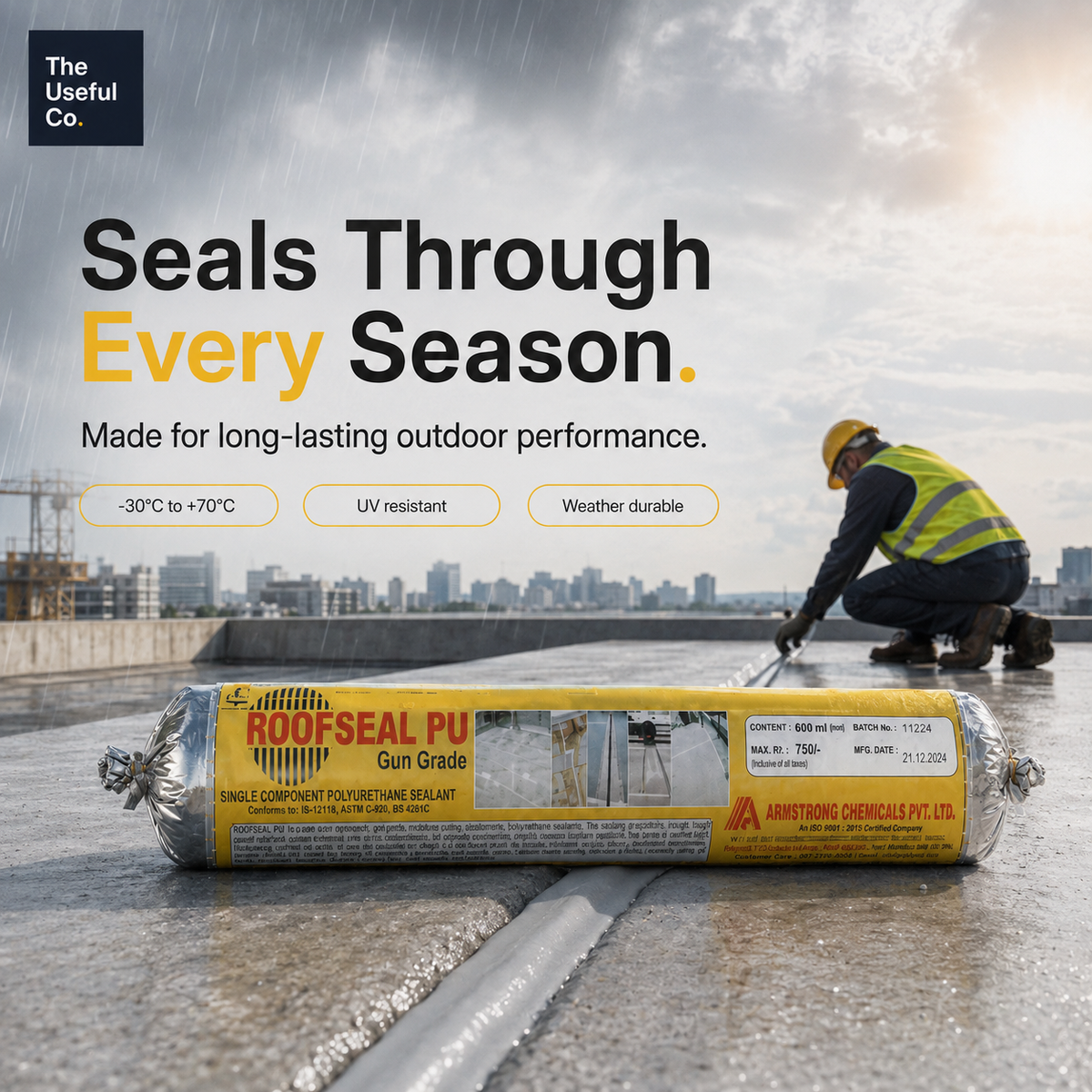 RoofSeal PU Gun Grade Polyurethane Sealant
