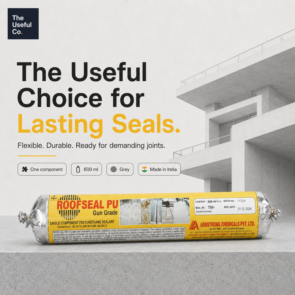 RoofSeal PU Gun Grade Polyurethane Sealant