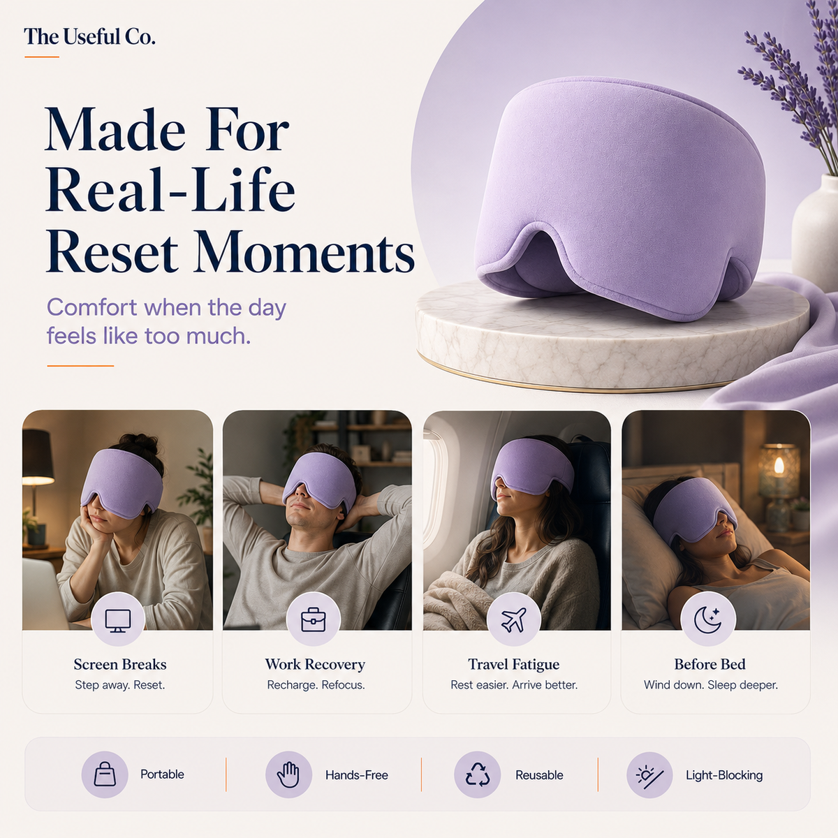 The 360° Migraine Relief Cap | Hot & Cold immediate Headache Comfort