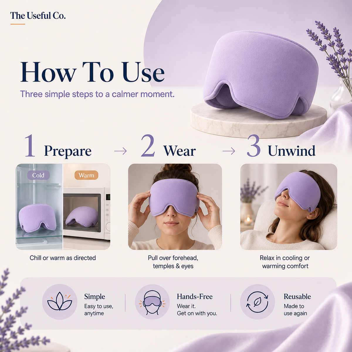 The 360° Migraine Relief Cap | Hot & Cold immediate Headache Comfort