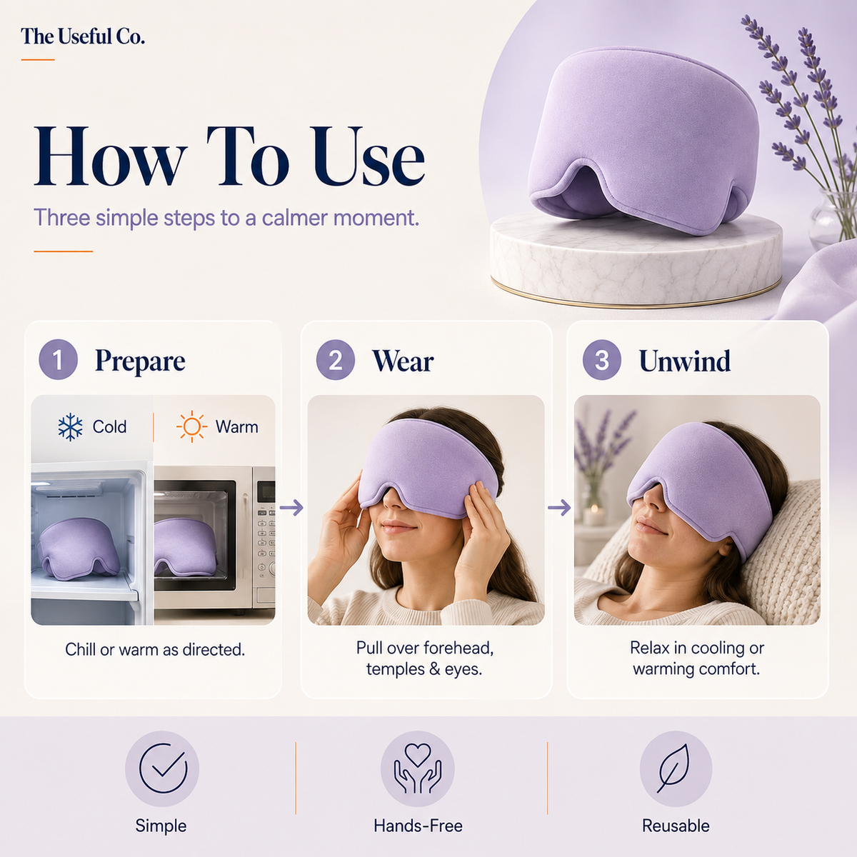 The 360° Migraine Relief Cap | Hot & Cold immediate Headache Comfort