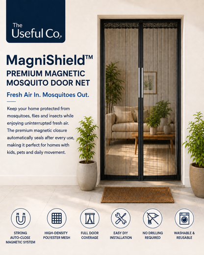 MagniShield Premium Magnetic Mosquito Door Net