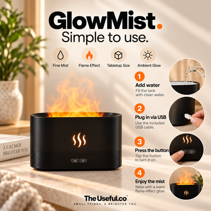 GlowMist Flame Humidifier
