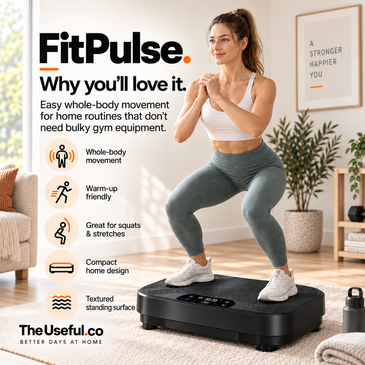FitPulse Vibration Plate