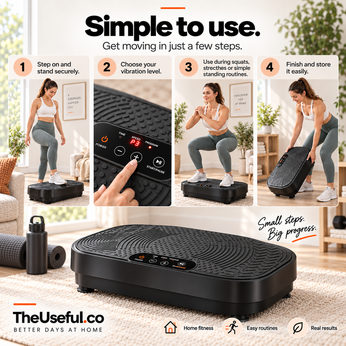 FitPulse Vibration Plate