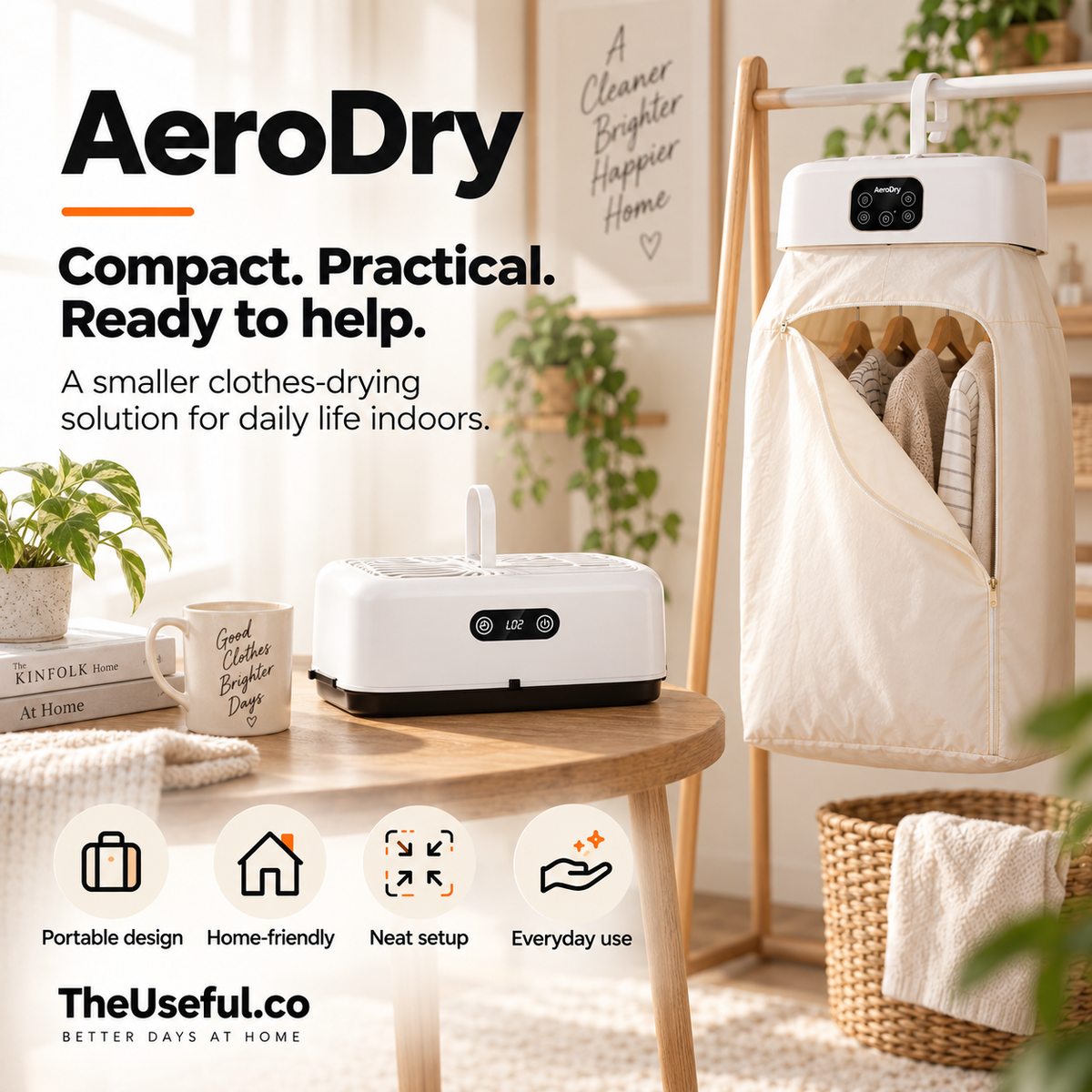 AeroDry Mini Clothes Dryer