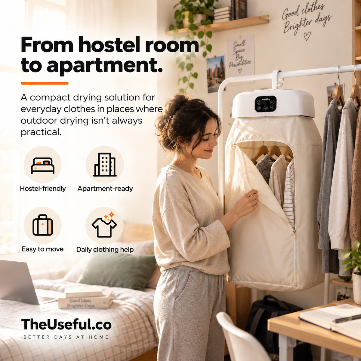 AeroDry Mini Clothes Dryer