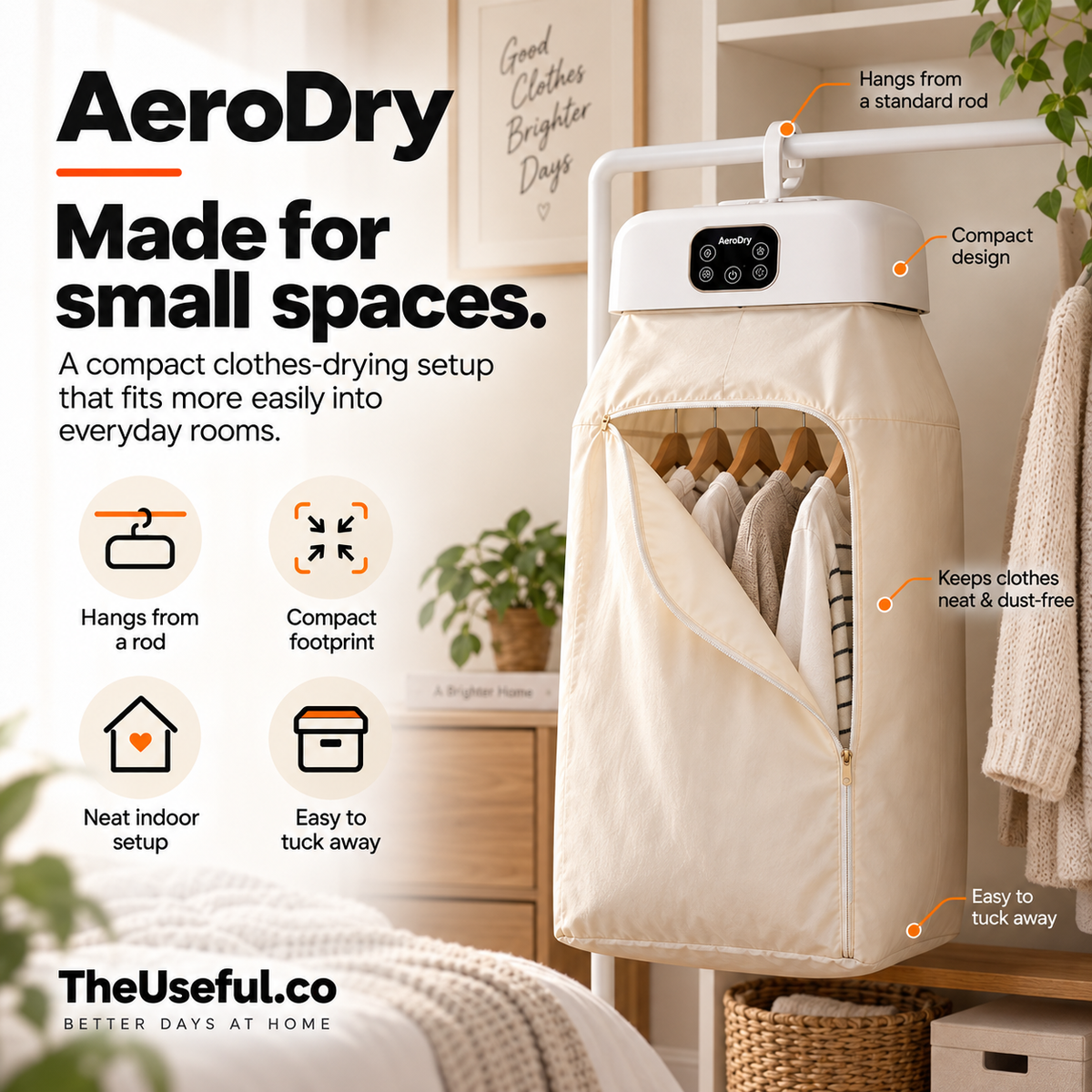 AeroDry Mini Clothes Dryer