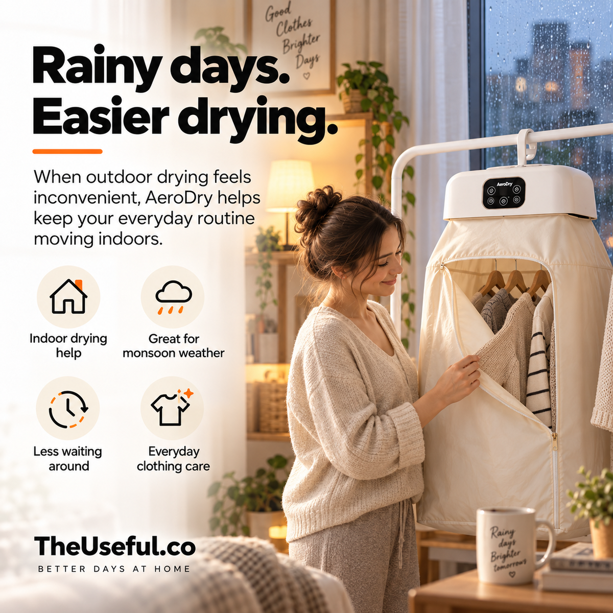 AeroDry Mini Clothes Dryer