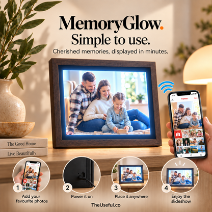 MemoryGlow Smart Digital Frame