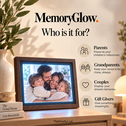 MemoryGlow Smart Digital Frame