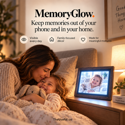 MemoryGlow Smart Digital Frame