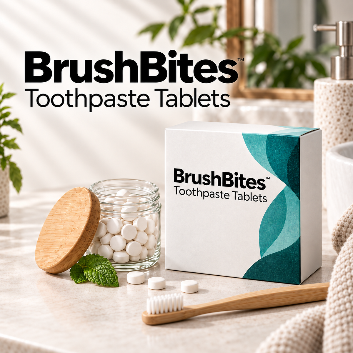 BrushBites Toothpaste Tablets